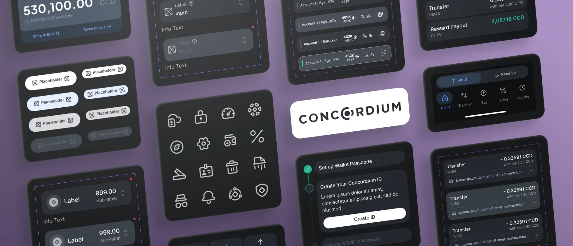 CCD Design System: one file across the Concordium mobile wallet, browser extension, and Concordium ID