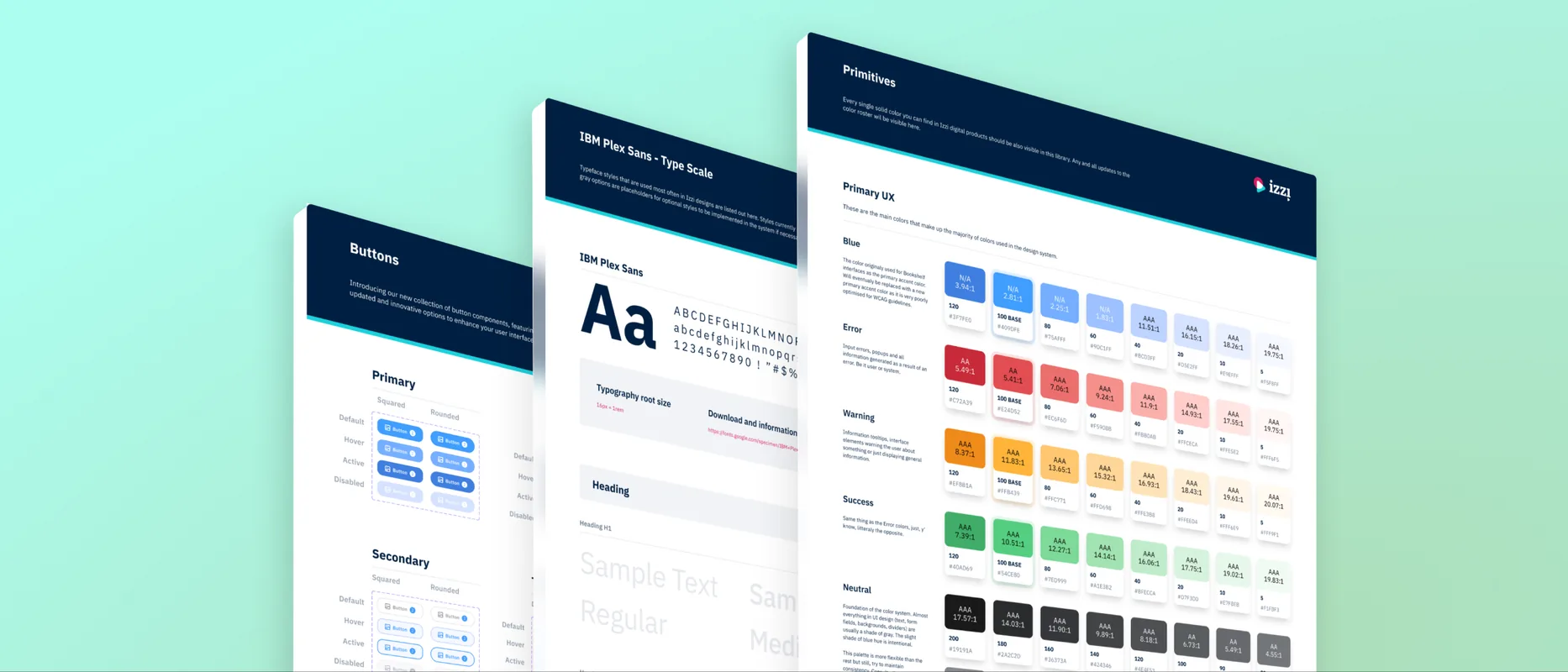 Izzi Design System: Bookshelf, Playground, and Authoring built on one shared foundation